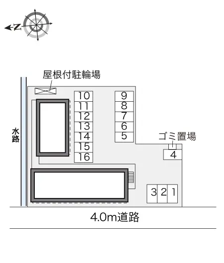 ★手数料０円★焼津市三右衛門新田　月極駐車場（LP）